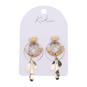 Gold Teardrop Earrings - Kiki