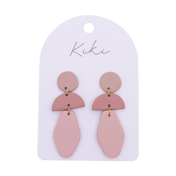 Pink Drop Earrings - Kiki