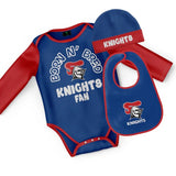 NRL Infant Bodysuit Set - Knights