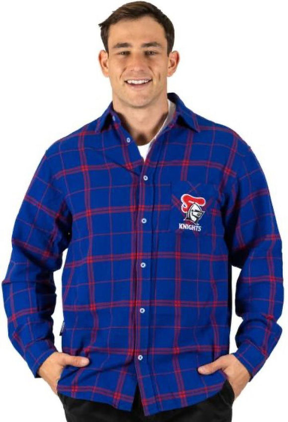 NRL Mustang Flannel Shirt - Knights