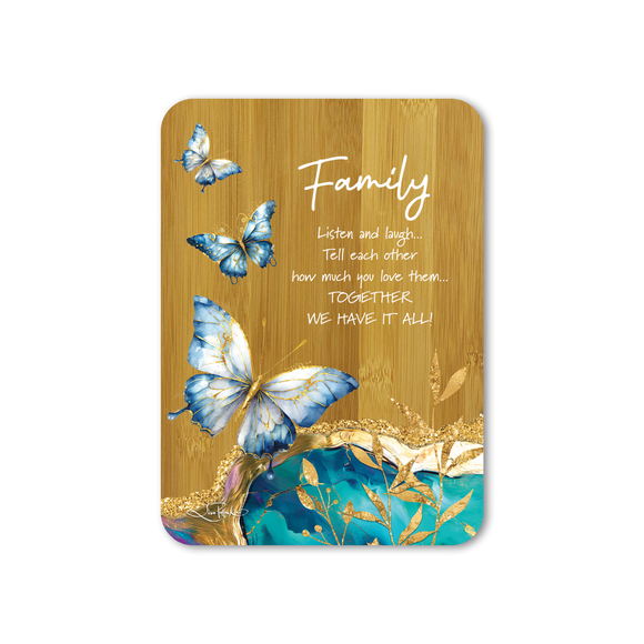 Family - LP Bamboo Affirmation Plaque