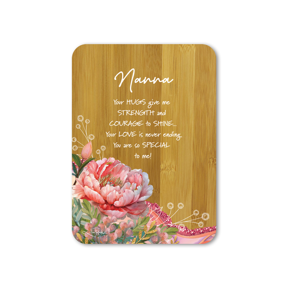 Nanna - LP Bamboo Affirmation Plaque