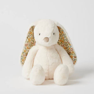 JG Bunny Plush - White Floral Medium