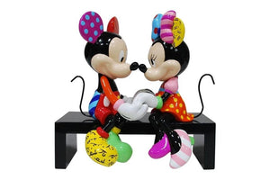 Mickey & Minnie Mouse love Figurine - large