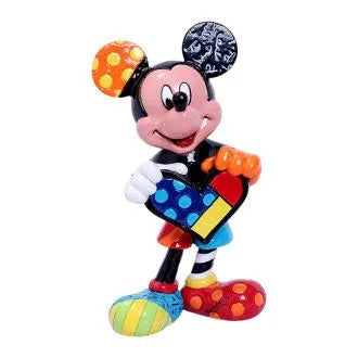 Mickey Mouse Holding Heart Figurine - Small
