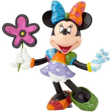 Minnie Mouse With Flowers Figurine - Large