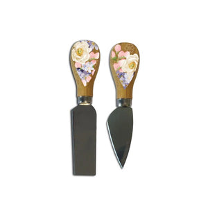 Native Bush Tea Cheese Knife Set - Lisa Pollock