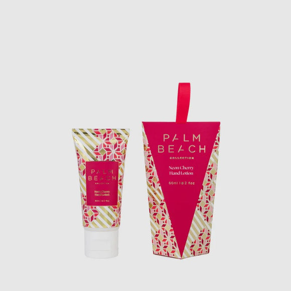 Palm Beach Hanging Hand Lotion - Neon Cherry