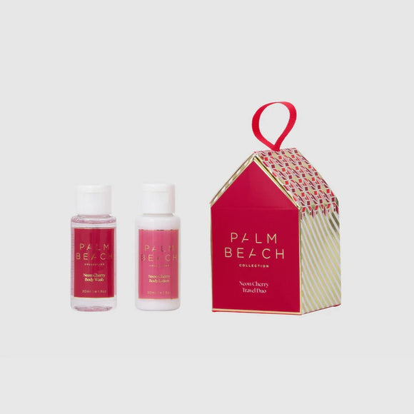 Palm Beach Gingerbread House Travel Duo - Neon Cherry