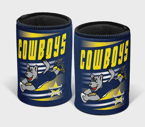NRL Retro Can Cooler - Cowboys