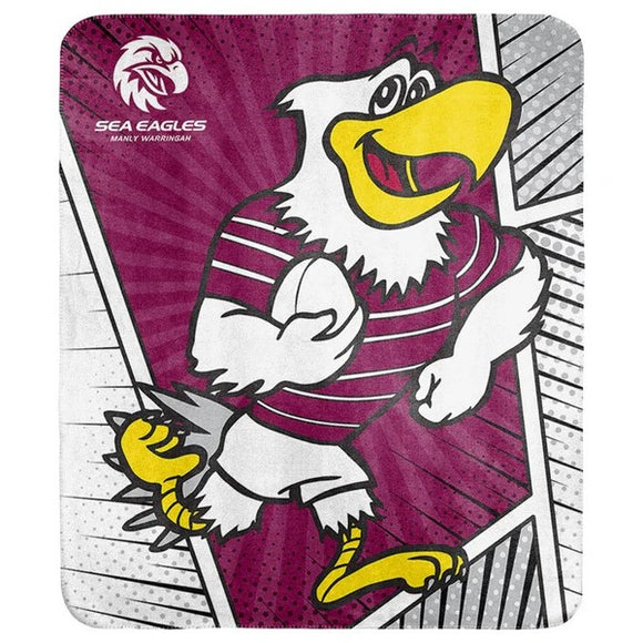 NRL Fleece Rug - Sea Eagles