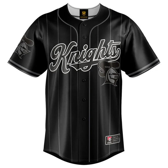 Adults NRL Blackout Baseball Slugger - Knights