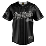 Adults NRL Blackout Baseball Slugger - Rabbitohs