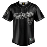 Adults NRL Blackout Baseball Slugger - Warriors