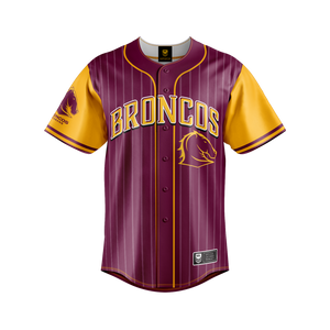 NRL Slugger Baseball Shirt XL Broncos