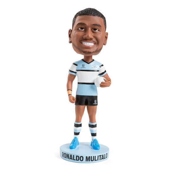 NRL CRONULLA SHARKS - RONALDO MULITALO BOBBLEHEAD