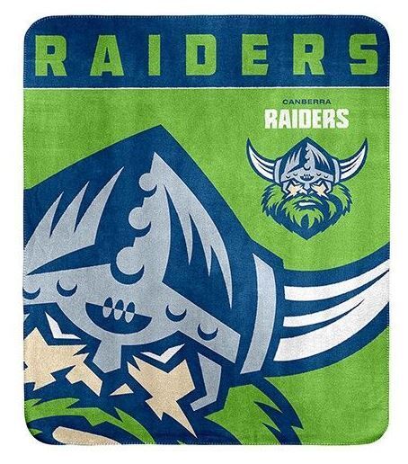 NRL POLAR FLEECE BLANKET RAIDERS