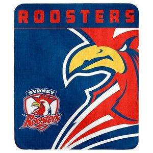 NRL POLAR FLEECE BLANKET ROOSTERS