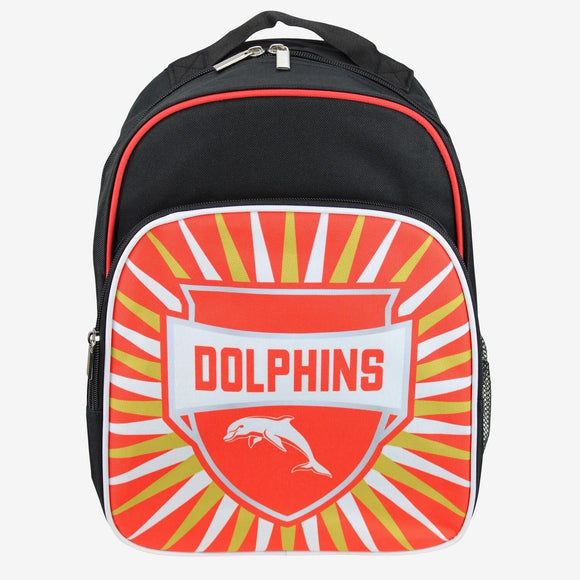 NRL Kids Shield Backpack - Dolphins