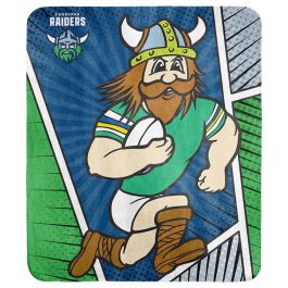 NRL Coral Fleece Blanket - Raiders