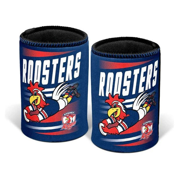 NRL Retro Mascot Can Cooler - Roosters