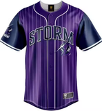 NRL Slugger Baseball Shirt L Storm