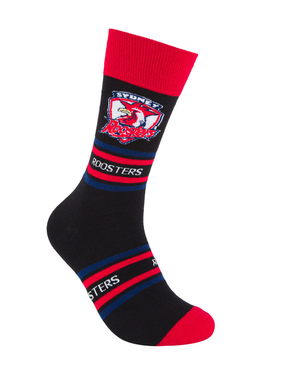 NRL Stripe Socks Au 8/13 - Roosters