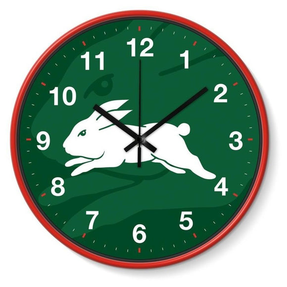 NRL Wall Clock - Rabbitohs