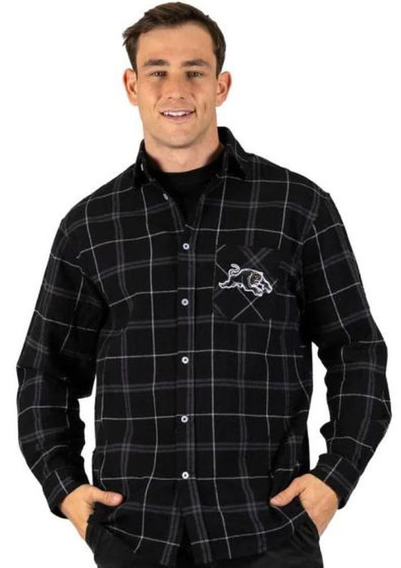 NRL Mustang Flannel Shirt - Panthers