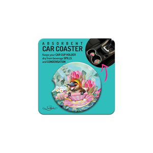 Lifesaver Platypus Car Coaster - Lisa Pollock