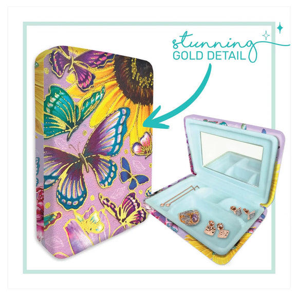 Sunny Butterfly Jewellery Case Lisa Pollock