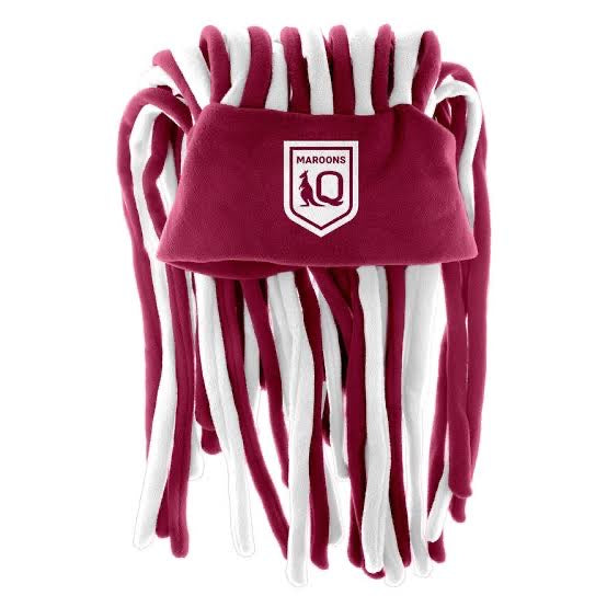 NRL QLD Maroons - Dreadlock Fun Hat
