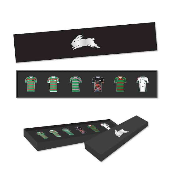 NRL Pin Set - South Sydney Rabbitohs Jerseys