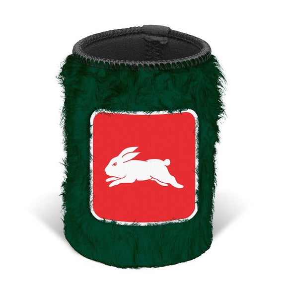 NRL Fluffy Can Cooler - Rabbitohs