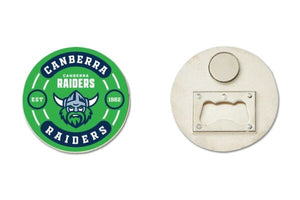 NRL Bottle Opener Magnet - Raiders