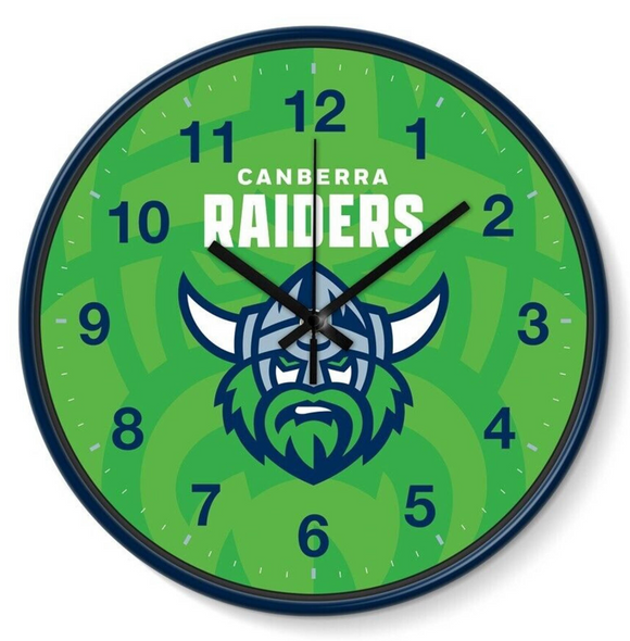 NRL Wall Clock - Raiders