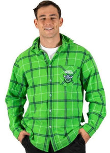 NRL Mustang Flannel Shirt - Raiders