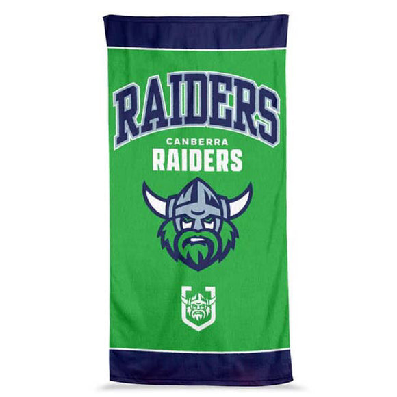 NRL Jumbo Beach Towel - Raiders