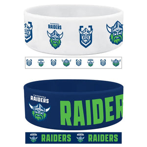 NRL Wrist Bands Set - Raiders