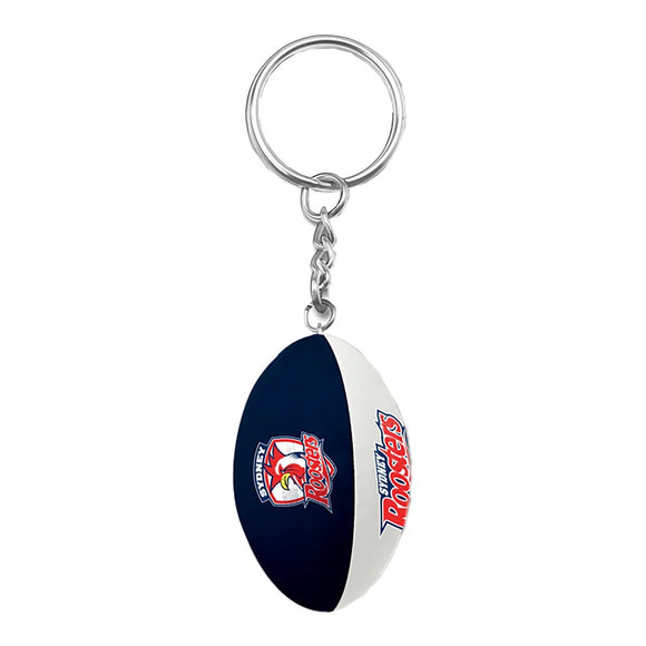 NRL Ball Keyring - Roosters