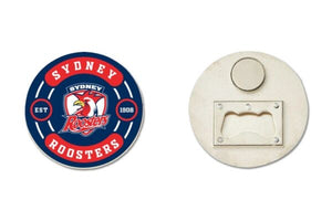 NRL Bottle Opener Magnet - Roosters