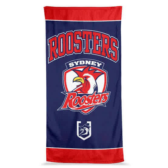 NRL Jumbo Beach Towel - Roosters