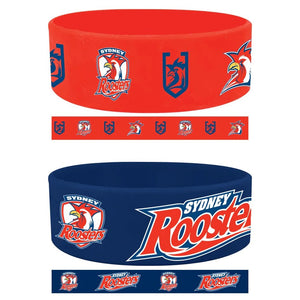 NRL Wrist Bands Set - Roosters