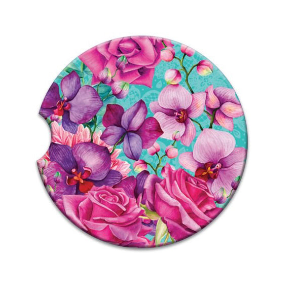 Rose Bouquet Car Coaster