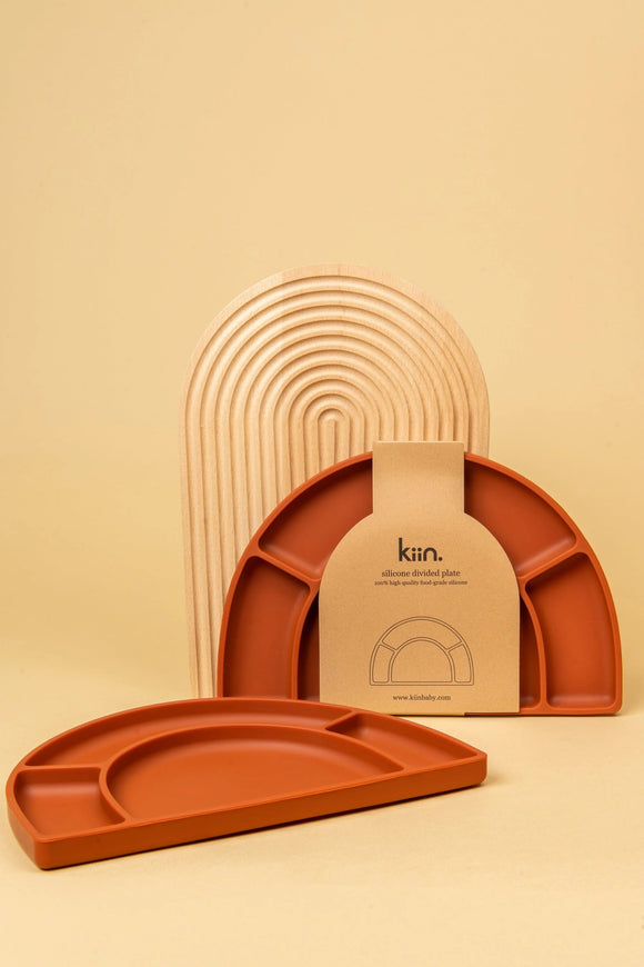 KIIN SILICONE DIVIDED PLATE RUST