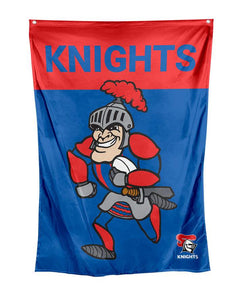 NRL Mascot Wall Flag- Knights