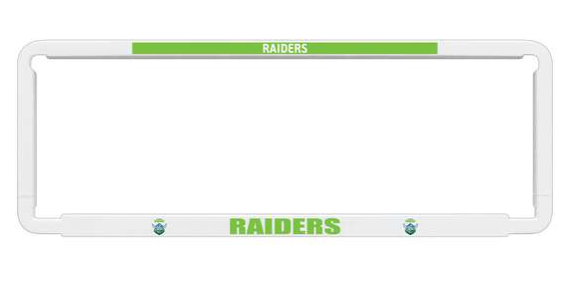 NRL Numberplate Frame - Raiders