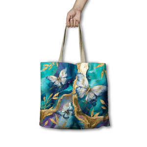 Tranquil Butterflies Shopping Bag - Lisa Pollock