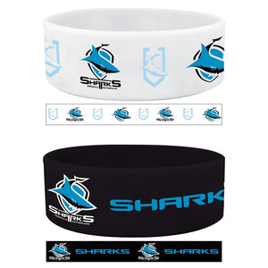 NRL Wrist Bands Set - Sharks