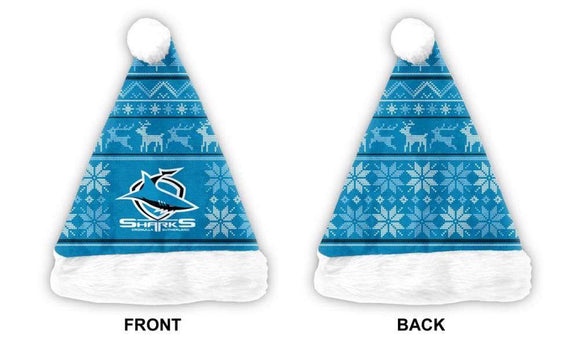 NRL Xmas Santa Hat - Sharks